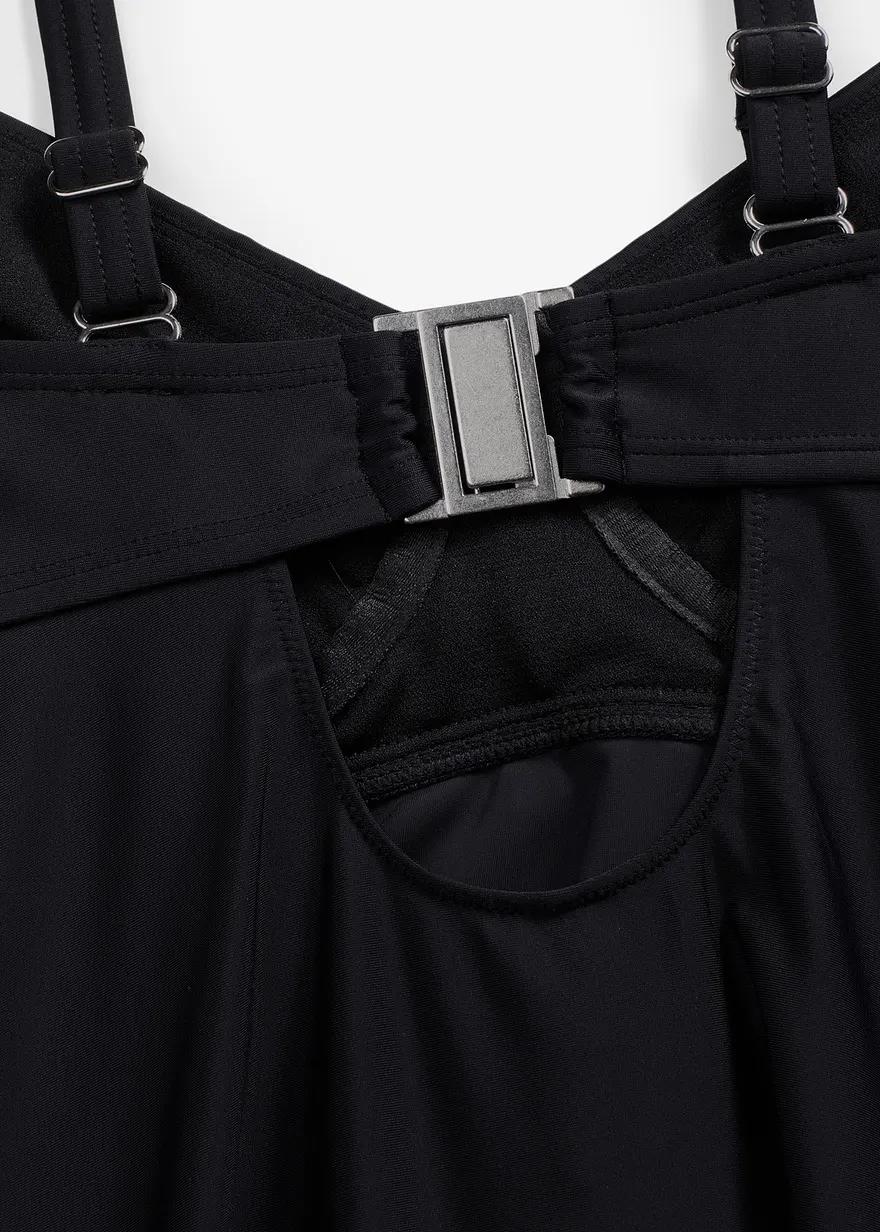 czarna góra od bikini tankini