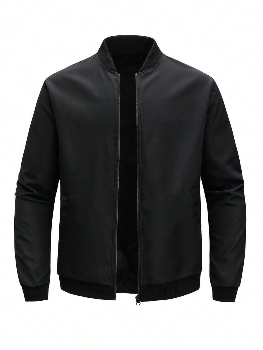 CZARNA KURTKA BOMBER