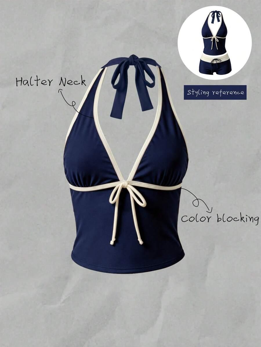WIĄZANY TOP TANKINI