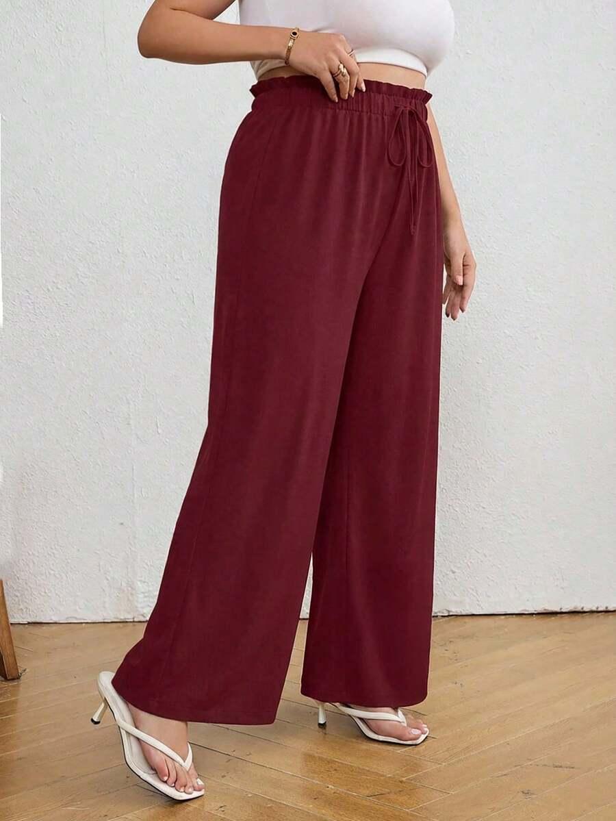 czerwone spodnie casual