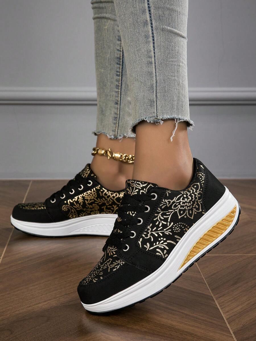 CZARNE BUTY SPORTOWE SZNUROWANE