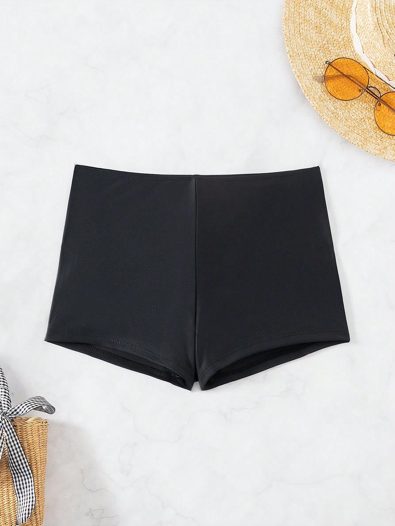 czarny DÓŁ OD BIKINI szorty