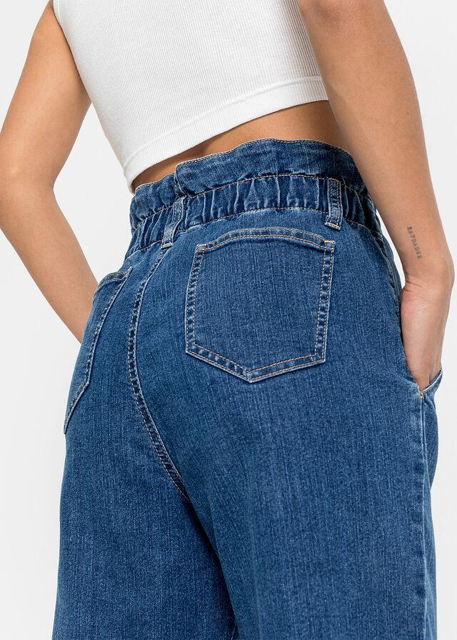 NIEBIESKIE SPODNIE JEANS KIESZENIE