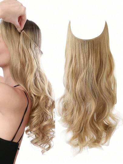 blond doczepiane syntetyczne włosy