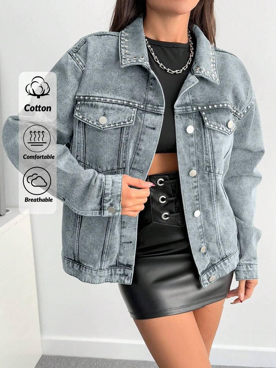 czarna kurtka jeans