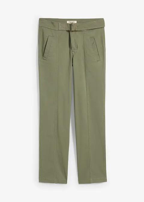zielone spodnie jeans 