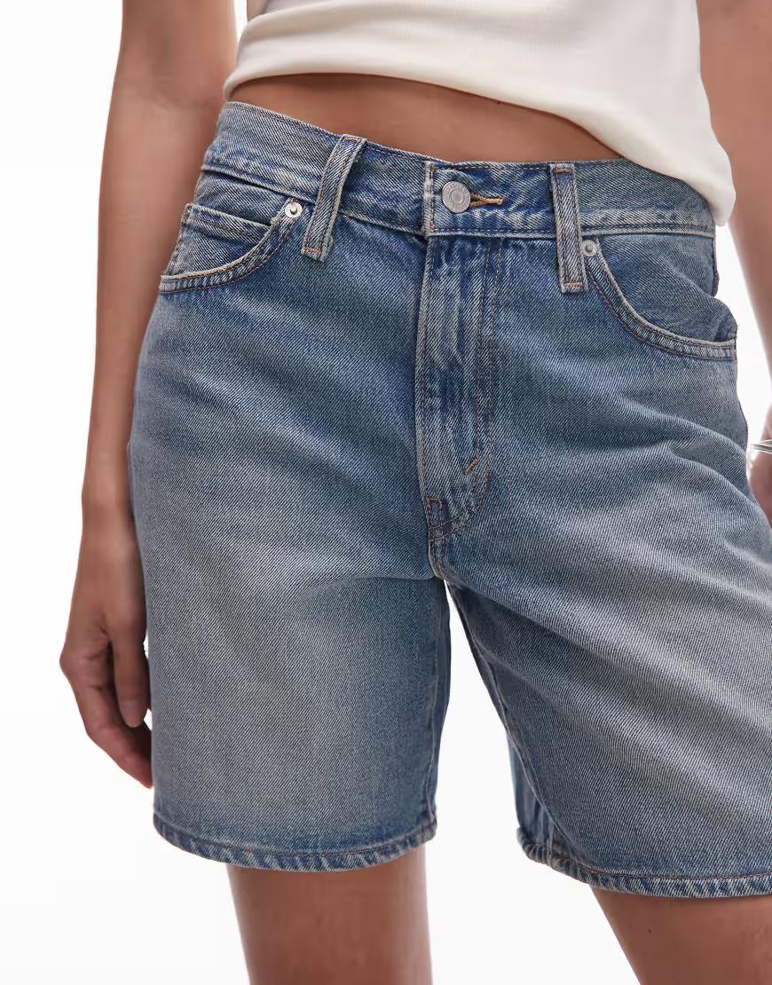 NIEBIESKIE SPODENKI JEANS
