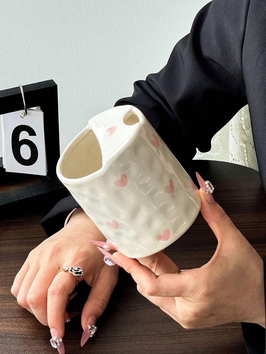 CERAMICZNY KUBEK wzór serce