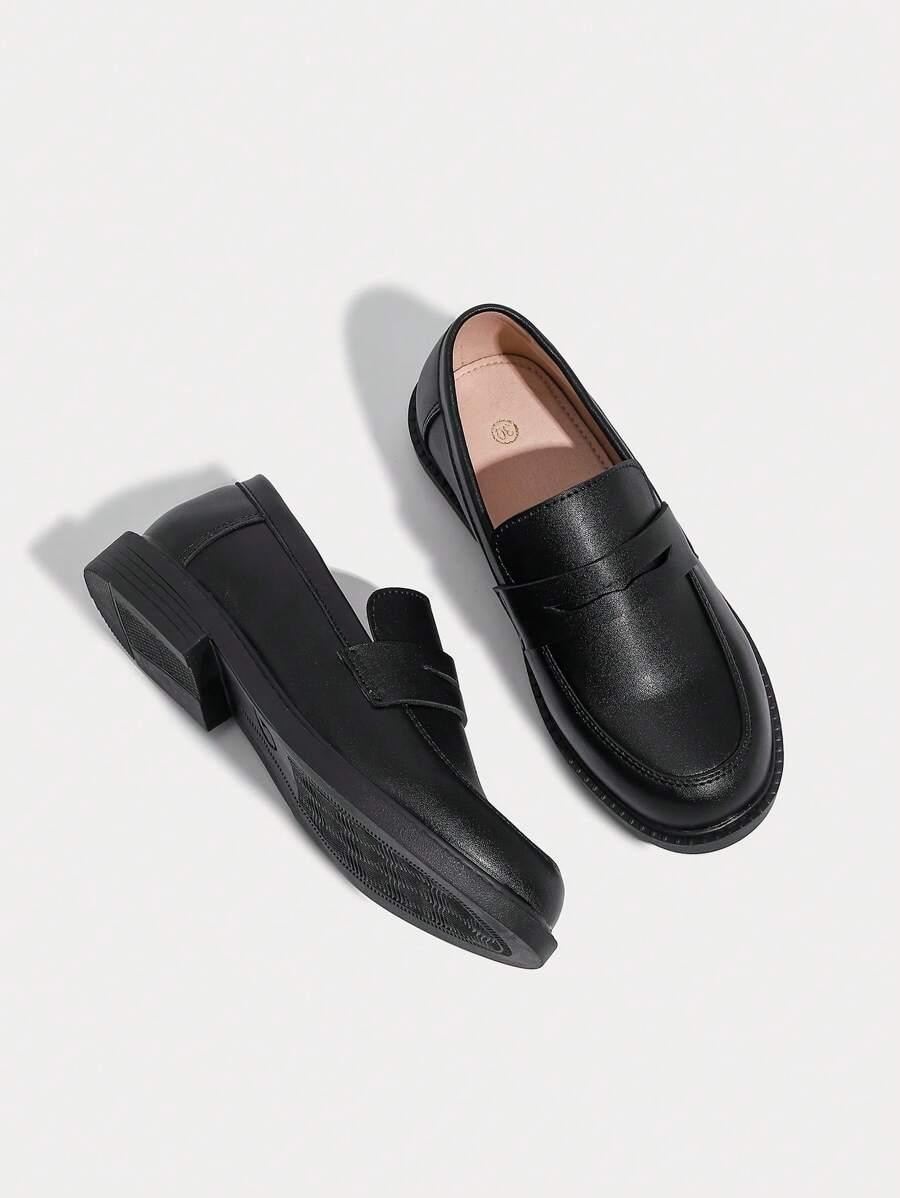 CZARNE MOKASYNY CASUAL