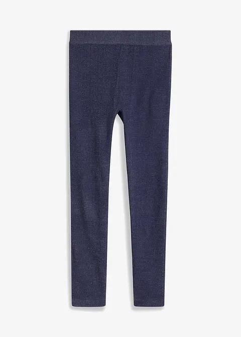 LEGGINSY DAMSKIE NIEBIESKIE 