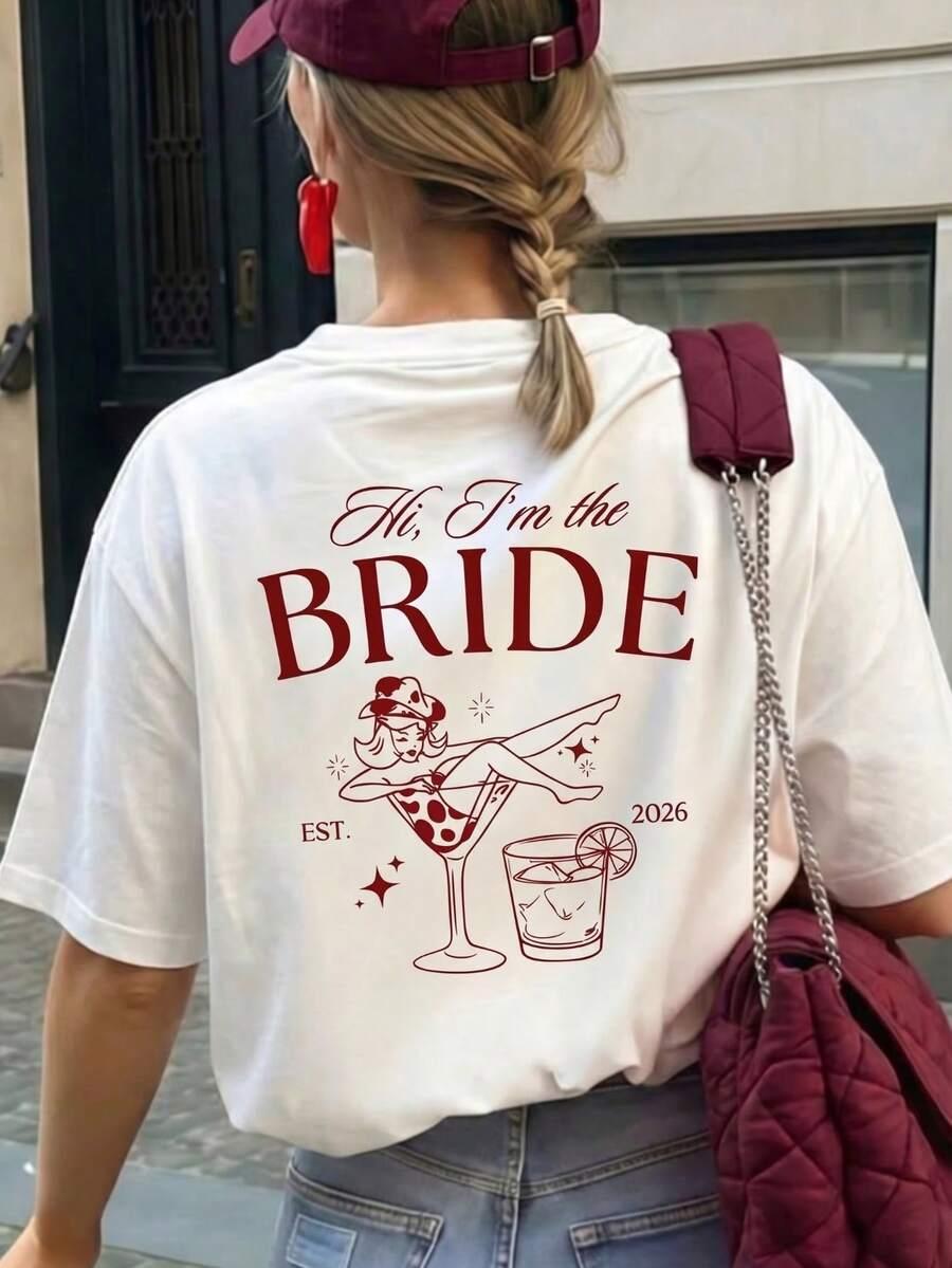 biały t-shirt napisy 
