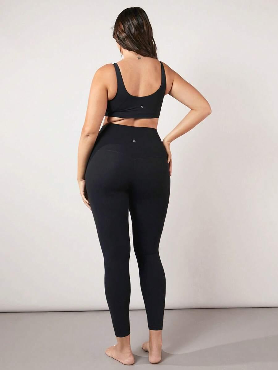 czarne legginsy wysoki stan