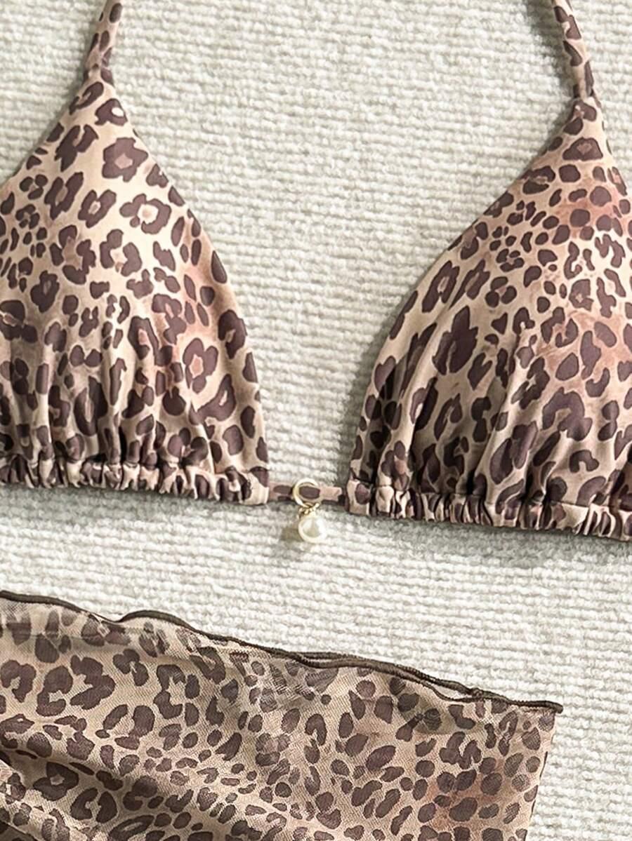 DWUCZĘŚCIOWY STRÓJ KĄPIELOWY ANIMAL PRINT