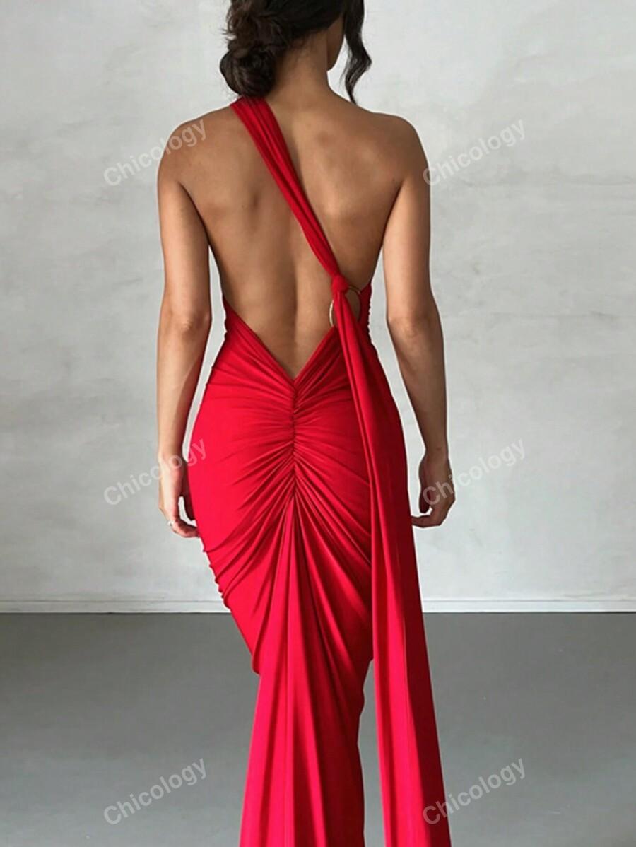 CZAROWNA MAXI SUKIENKA