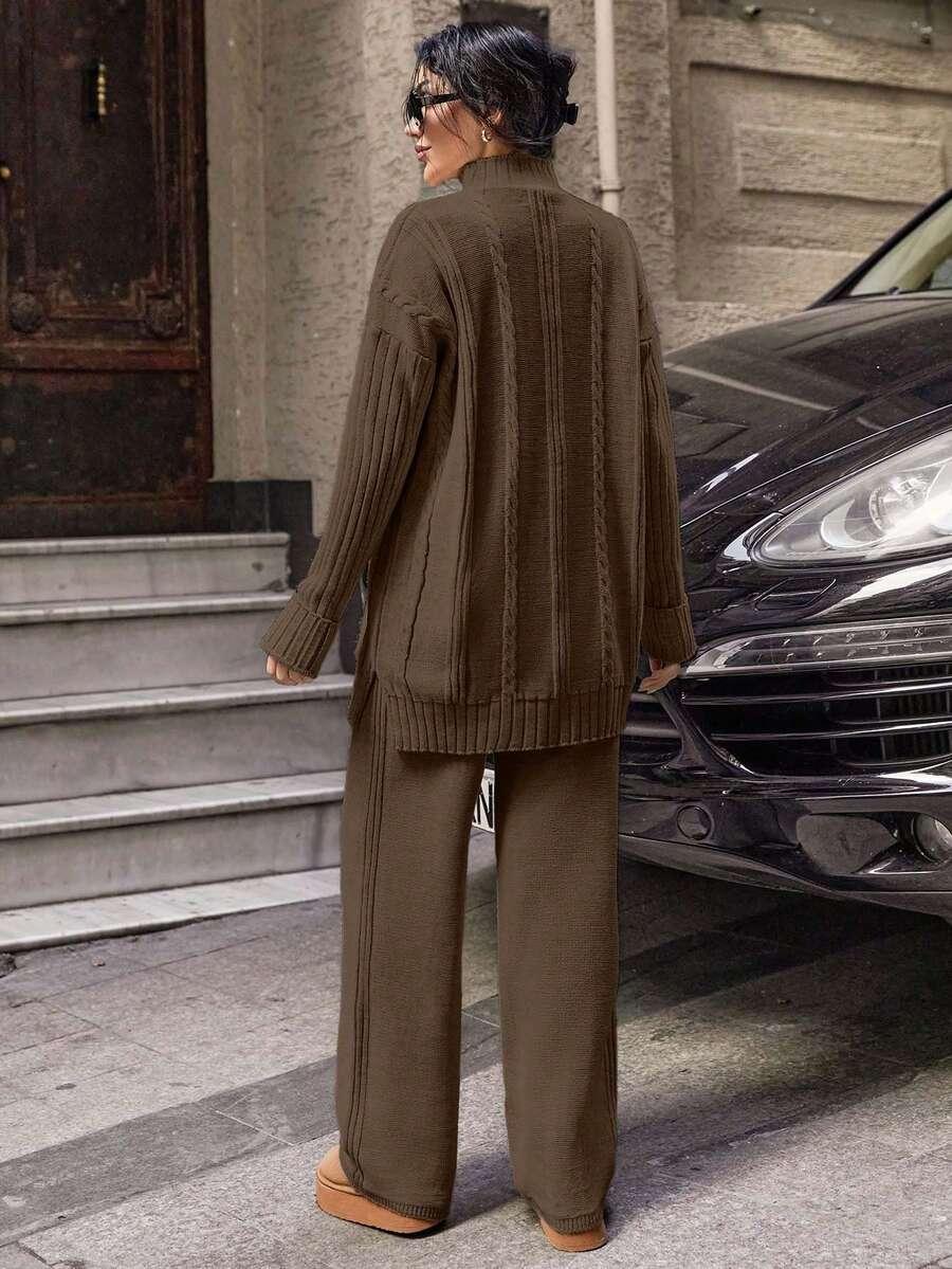 sweter spodnie komplet