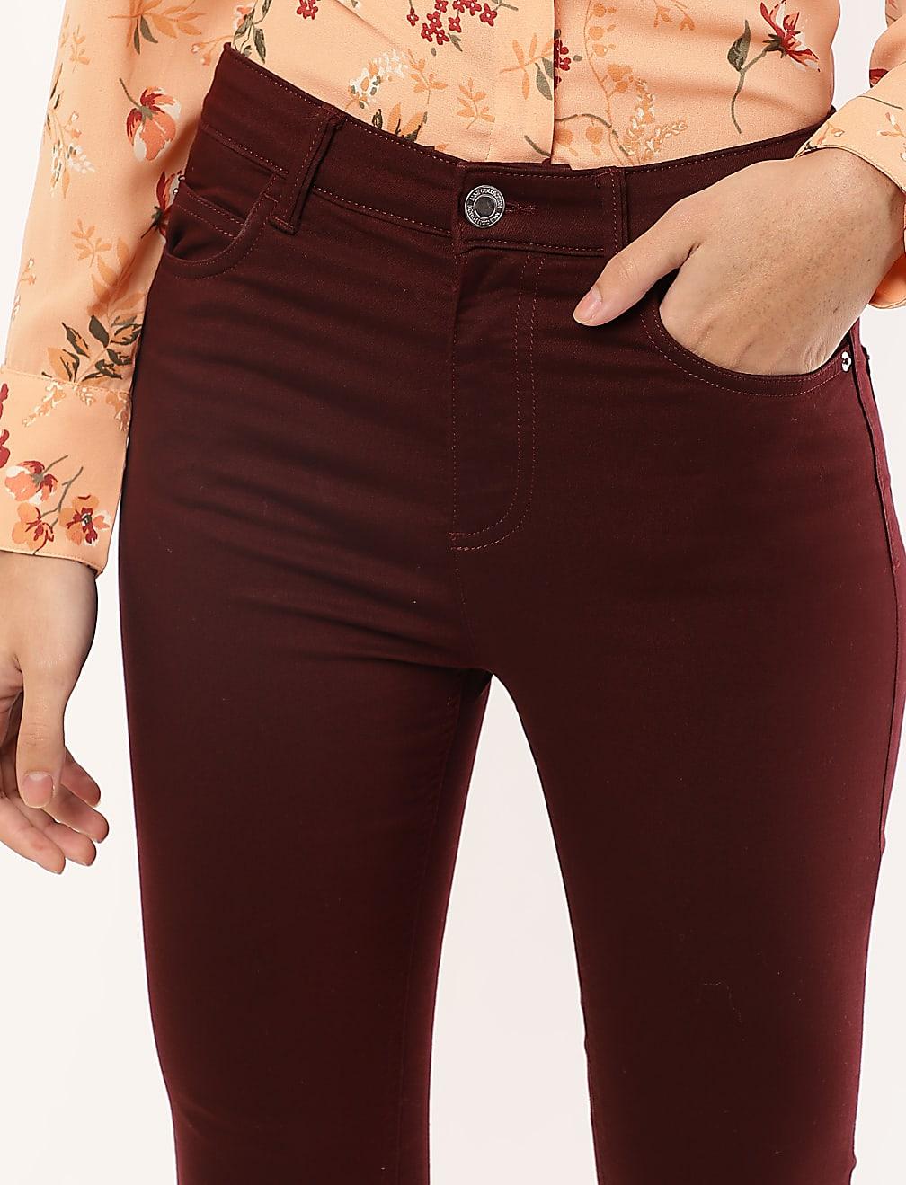 BORDOWE SPODNIE T57-9434K-CW