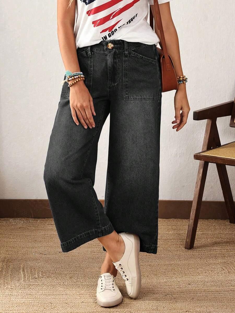 czarne spodnie jeans