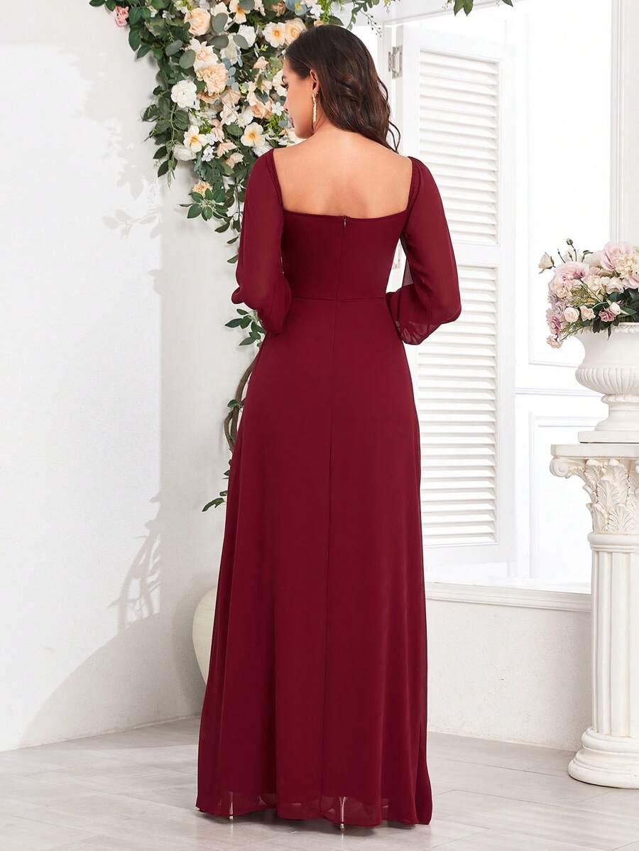 CZERWONA SUKIENKA MAXI
