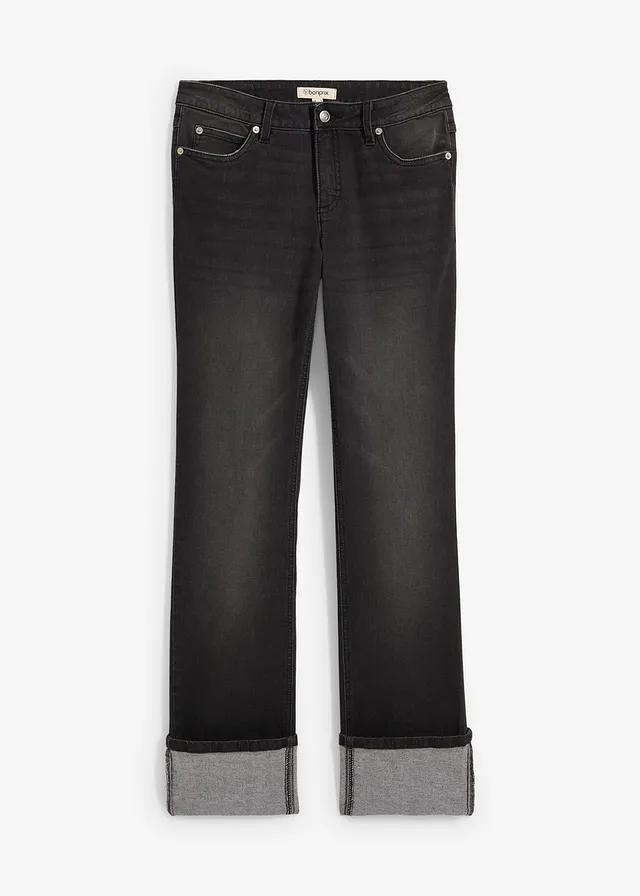 CZARNE SPODNIE JEANS