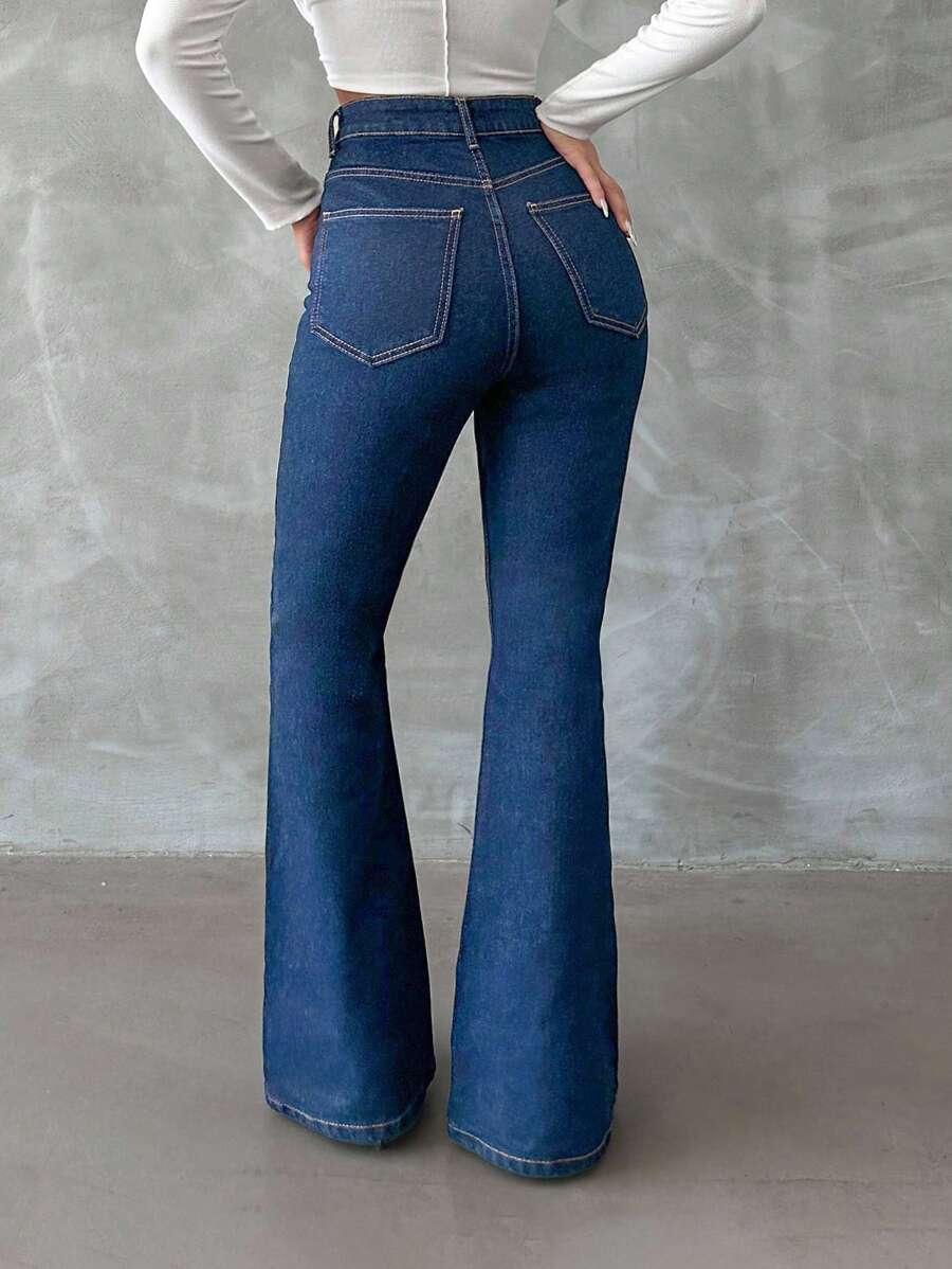 NIEBIESKIE SPODNIE JEANS
