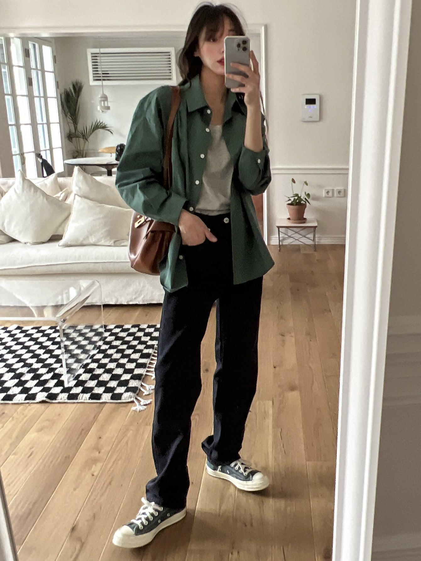 ZIELONA KOSZULA CASUAL 