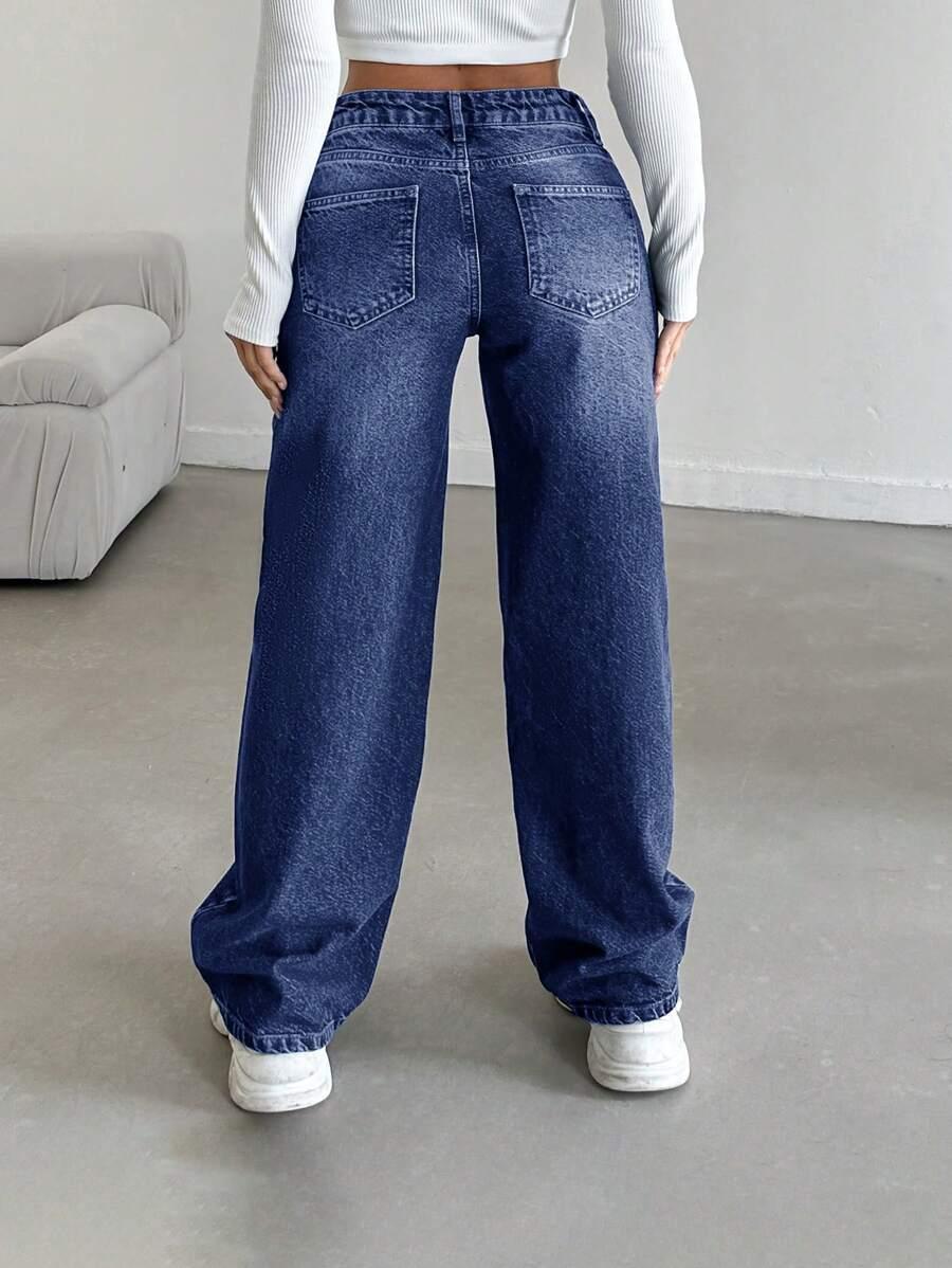 NIEBIESKIE SPODNIE JEANS