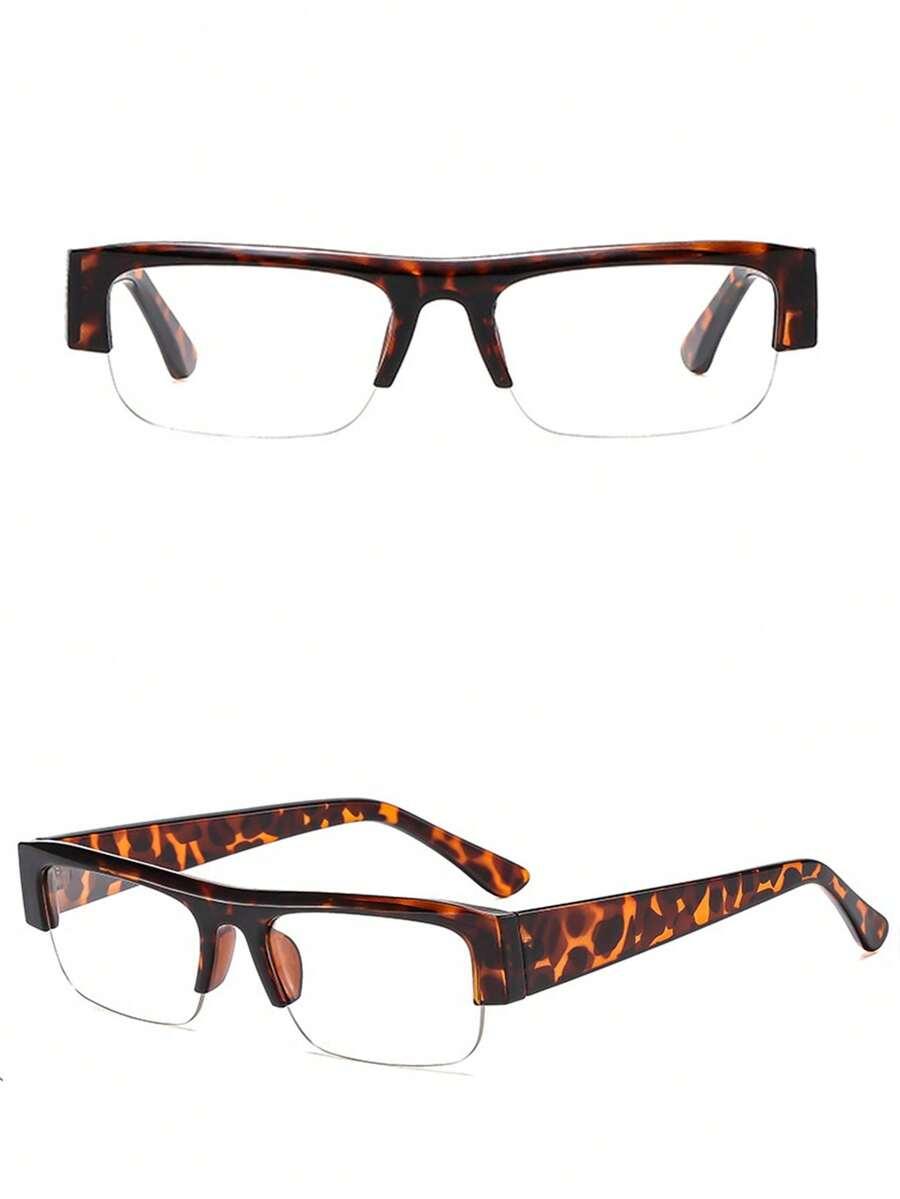okulary zerówki animal print 