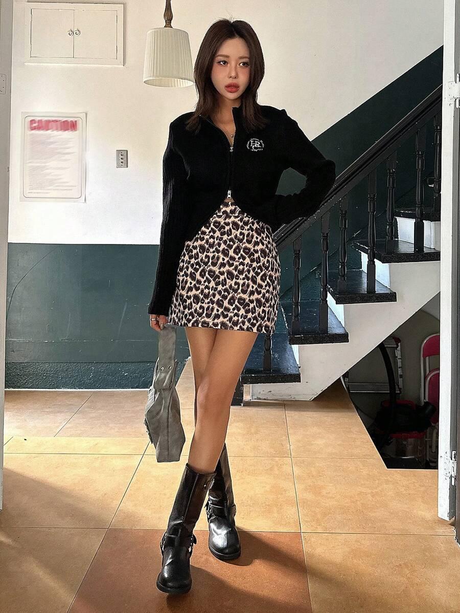 SPÓDNICA ANIMAL PRINT