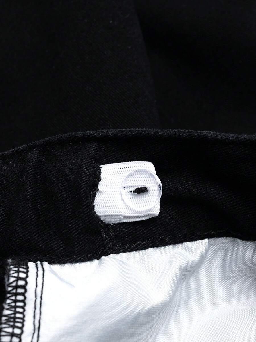 CZARNE SPODNIE JEANS