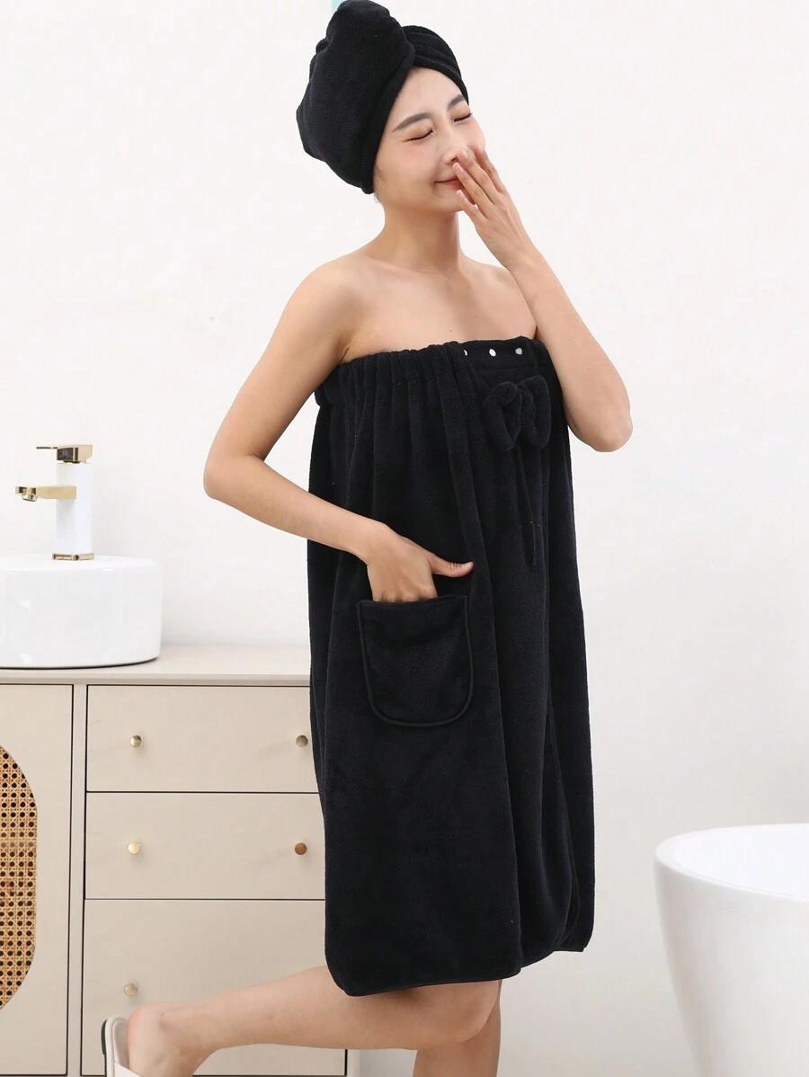 RĘCZNIK I TURBAN NA WŁOSY ZESTAW