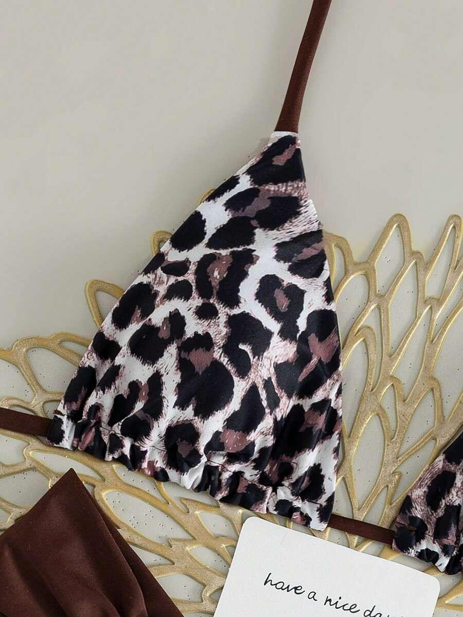 GÓRA OD BIKINI animal print