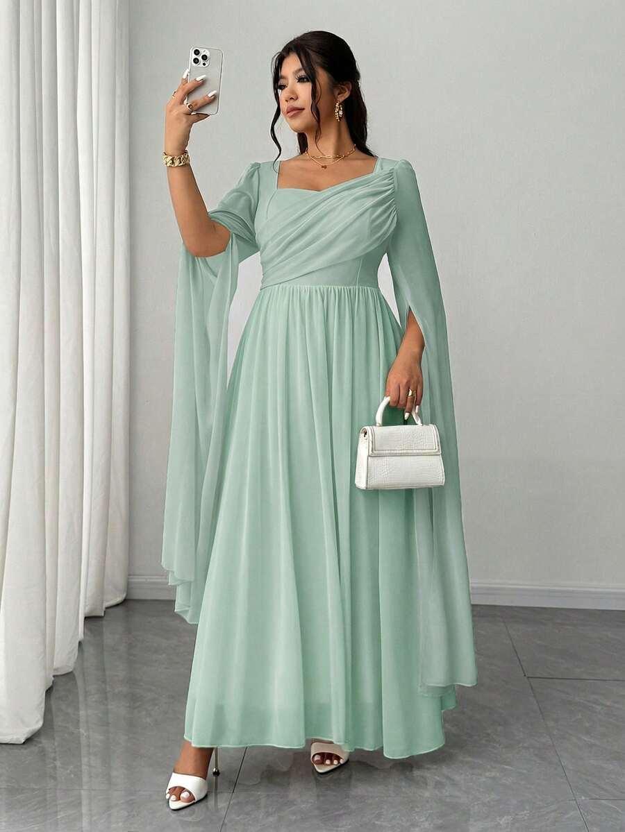 zielona maxi sukienka 