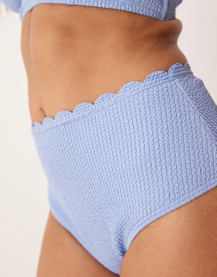 NIEBIESKI DÓŁ OD BIKINI TEKSTURA 
