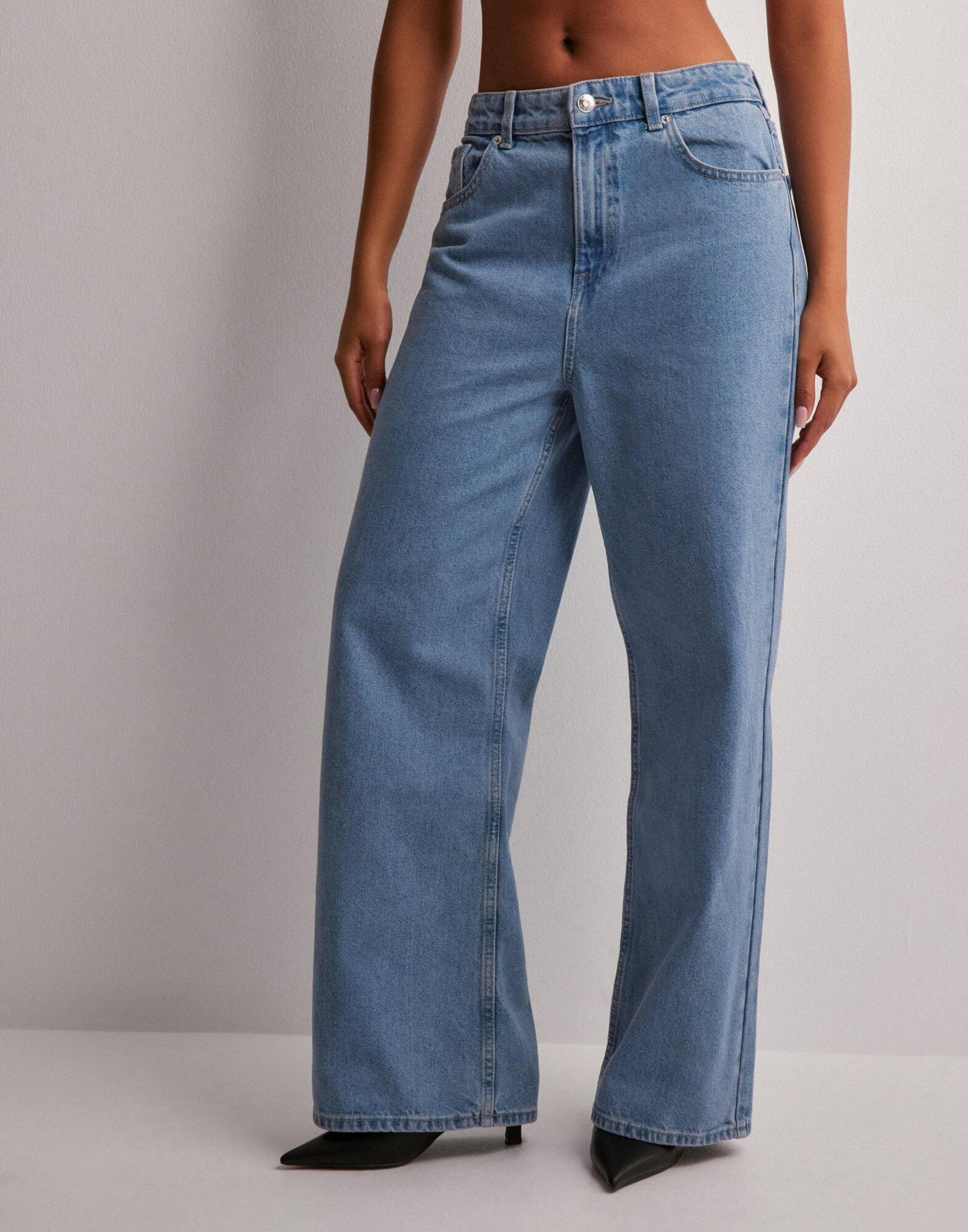 NIEBIESKIE SPODNIE JEANS 