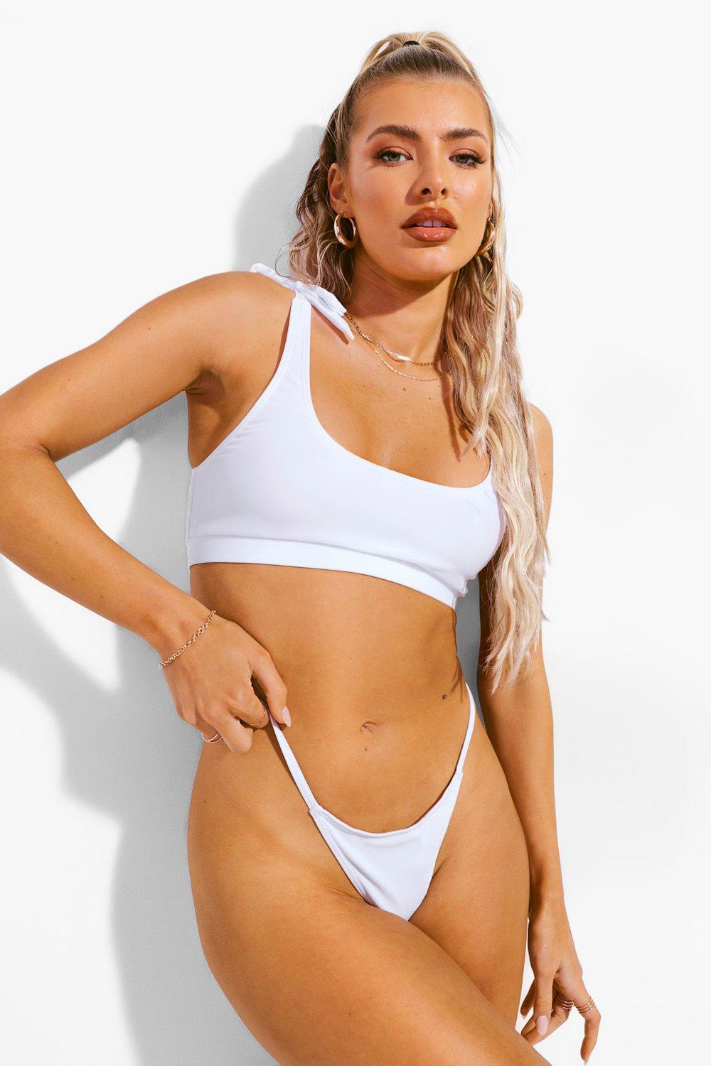 biała góra od bikini