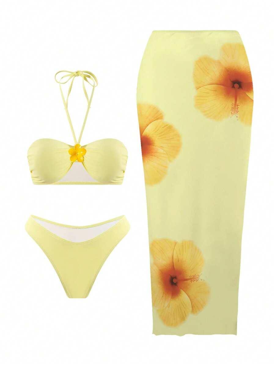 żółta góra od bikini 