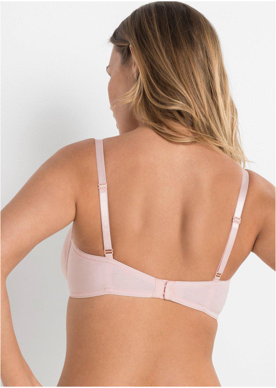 różowy biustonosz regulowane ramiączka