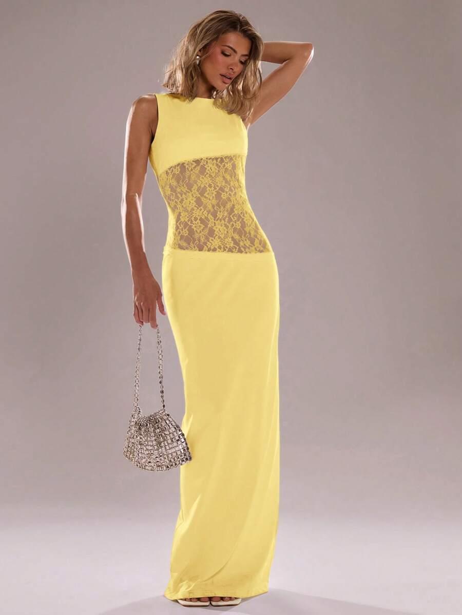 ELEGANCKA MAXI SUKIENKA KOKTAJLOWA 