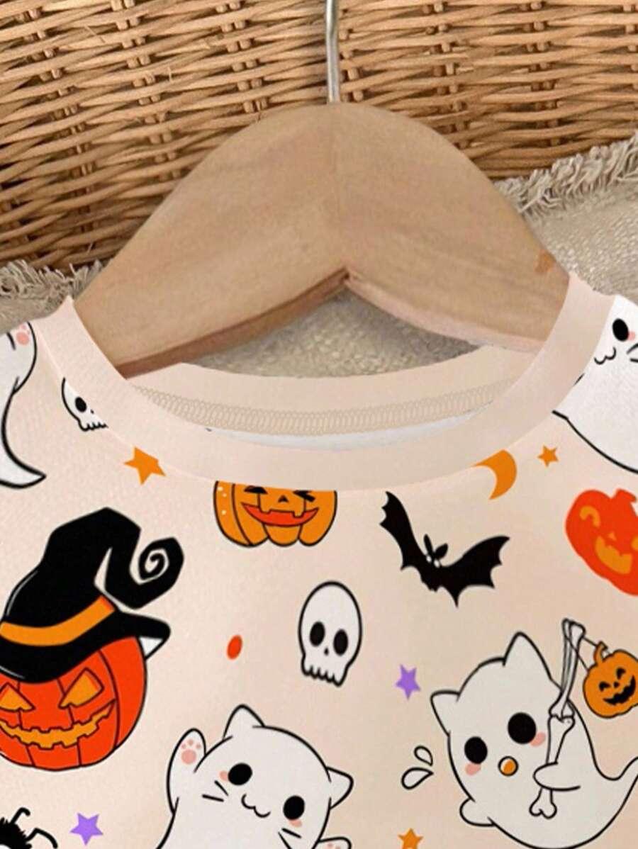 BLUZA Z NADRUKIEM HALLOWEEN