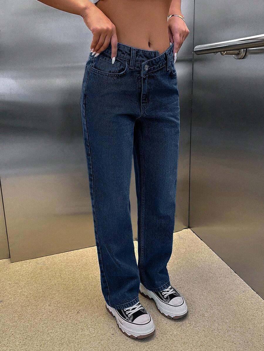 NIEBIESKIE SPODNIE JEANS