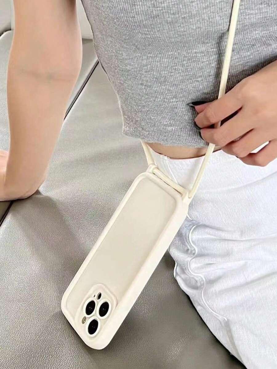 kremowe etui na telefon iPhone 16