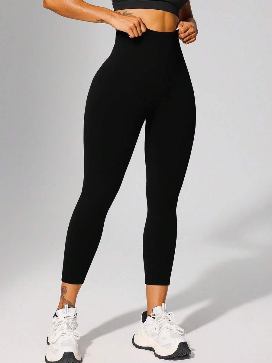 CZARNE LEGGINSY wysoki stan