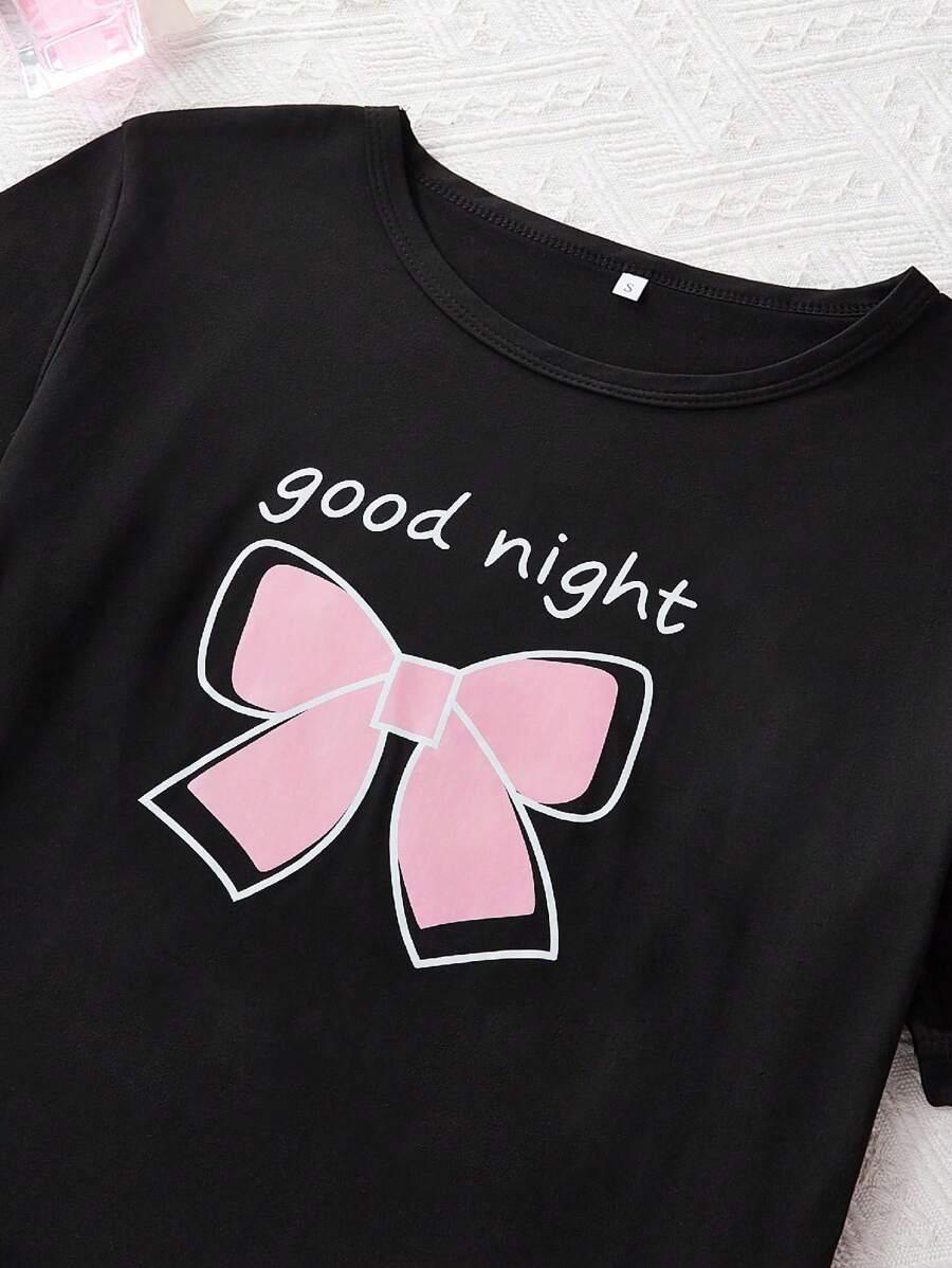 T-SHIRT SPODENKI SPODNIE KOMPLET PIŻAMA