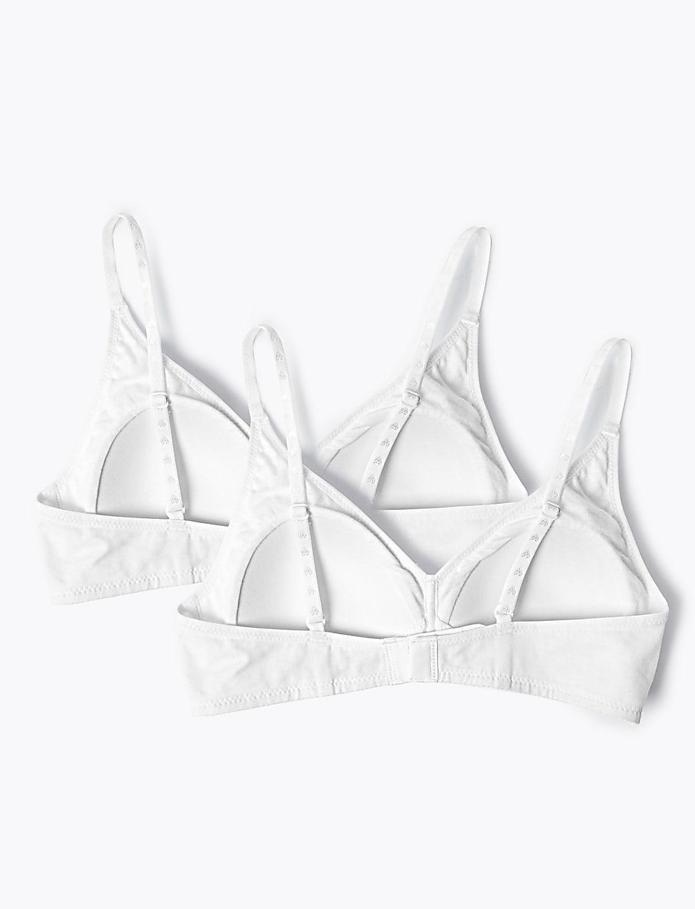 biały miękki biustonosz 2-pack T33-9430-PQ
