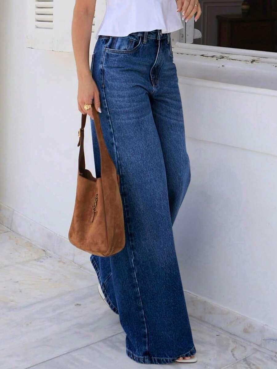 NIEBIESKIE SPODNIE JEANS