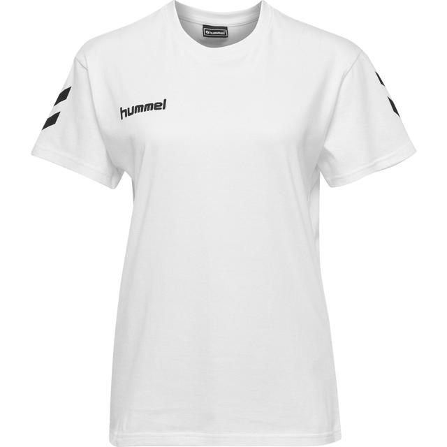 biały klasyczny t-shirt logo kontrast