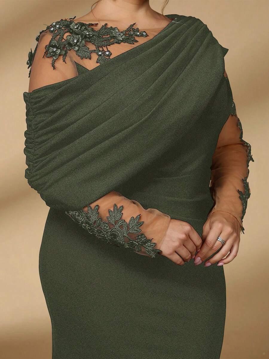 ZIELONA MAXI SUKIENKA