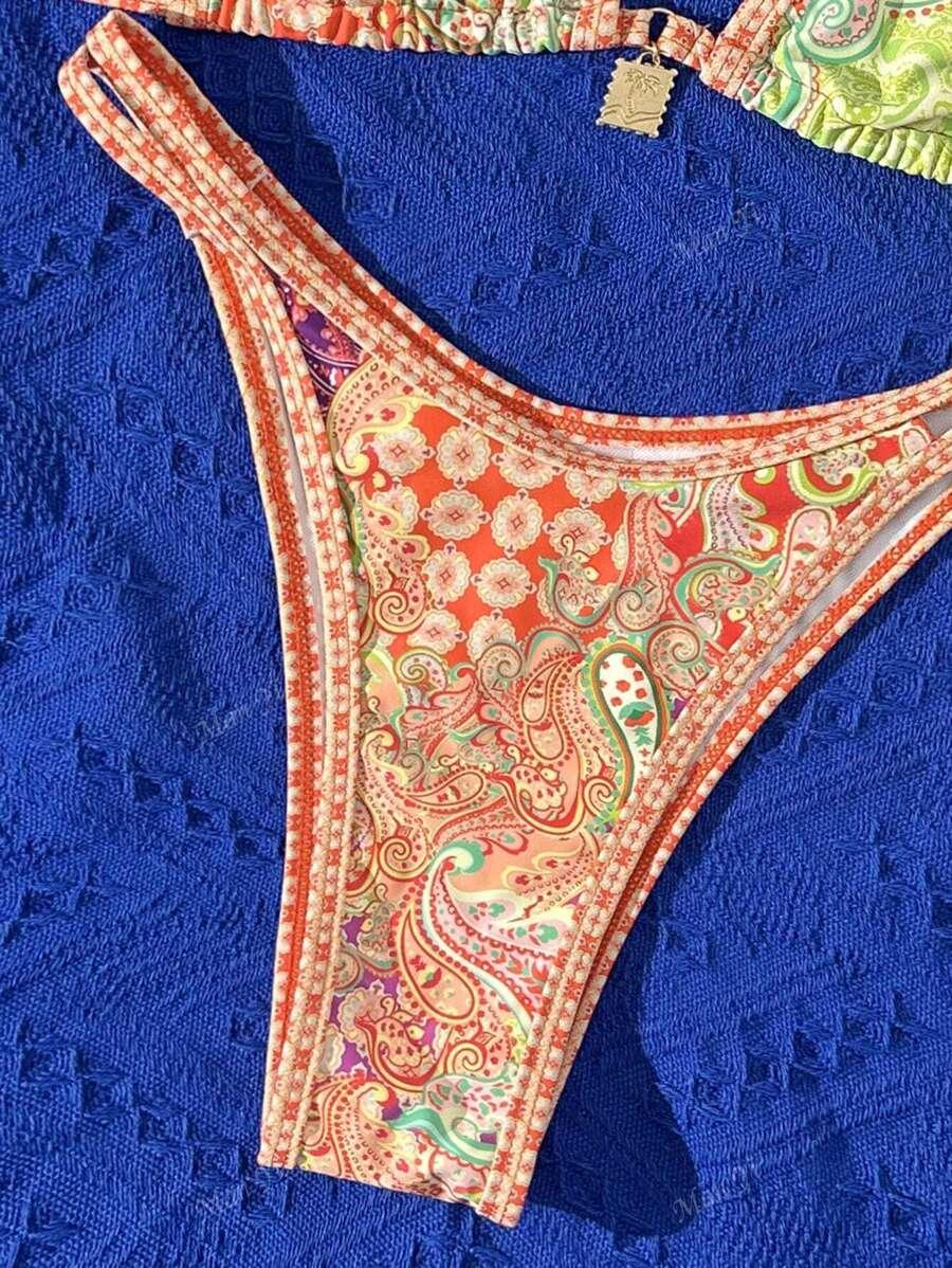 dół od bikini nadruk