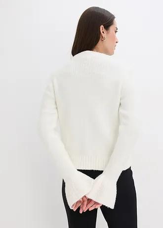 SWETER ROZPINANY Z DEKORACYJNYMI GUZIKAMI