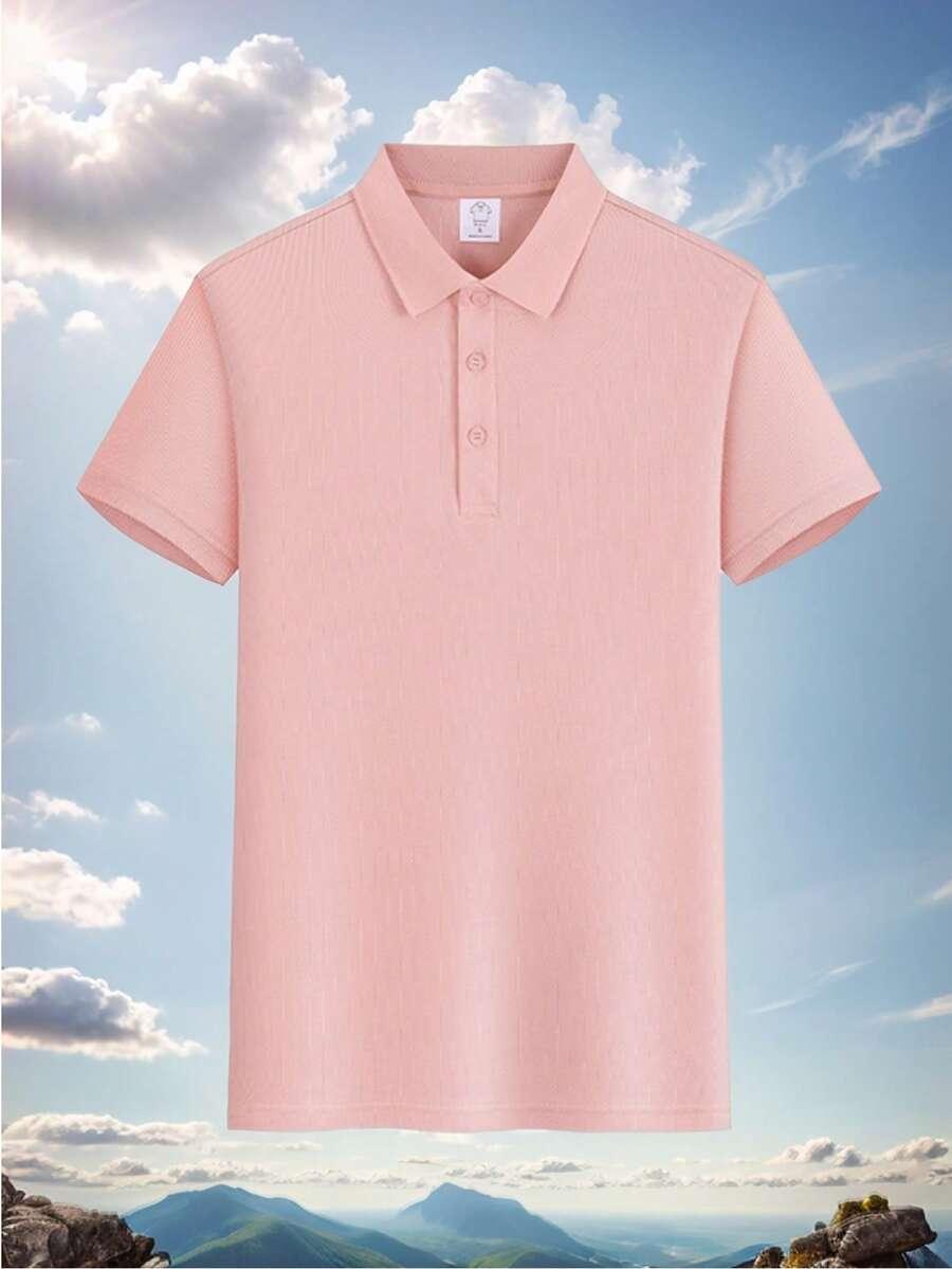 różowa koszulka polo